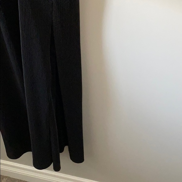 ASOS Long Black Pleated Dress - Picture 10 of 10